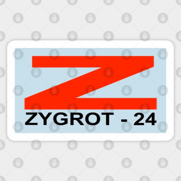 Zygrot - 24 Sticker by zombill